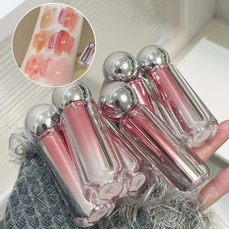 Lucidalabbra Traslucido Cristallino HERORANGE, Idratante, Resistente allo Sbiadimento, Colore Naturale, Rossetto Liquido