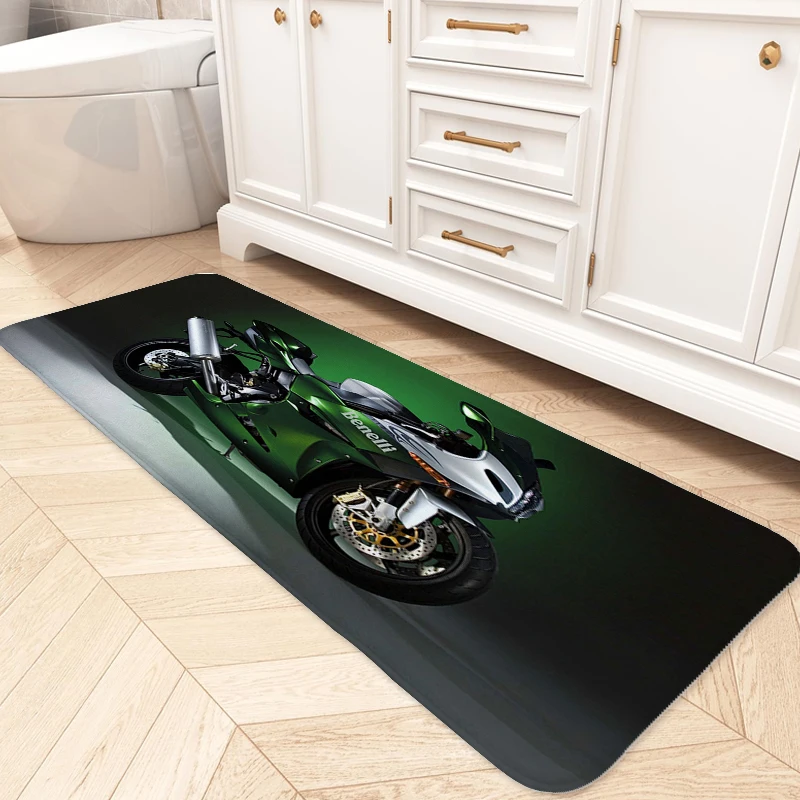 

Foot Mat Non-slip D-Benellis Living Room Floor Carpet Kitchen Bedroom Rug Slip-resistant Hallway Waterproof Bathroom Mat