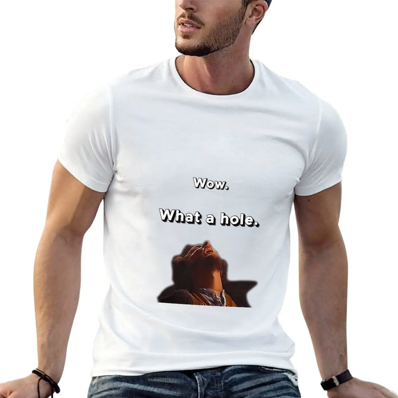 Wow What a Hole Home Alone 2: Lost in New York T-Shirt animal prinfor boys Funny t-shirt mens funny t shirts