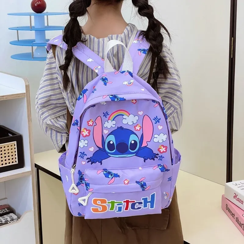 

Disney Mickey mouse Leisure Backpack Kindergarten shoulder bag Stitch Cross-Border Children Schoolbag Boy Girl Cartoon handbag