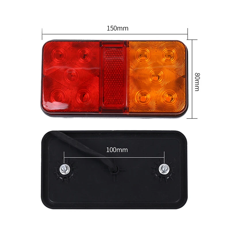 سيارة LED الذيل بدوره إشارة الترا برايت 12/24 فولت الفرامل عكس مصباح لشاحنة بيك اب مقطورة لمبة خلفية مقاوم للماء