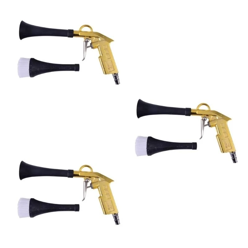 High Efficiency Metal Air Blow Guns for Car Seating Carpets & Dashboard Cleaning R6FB