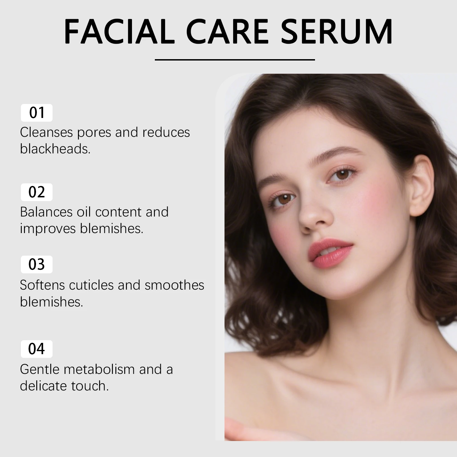 تنظيف بشرة الوجه، جوهر رول أون، منقي، ترطيب، تنظيف المسام، إزالة الرؤوس السوداء، السيطرة على الزيوت، مصل العناية بالوجه