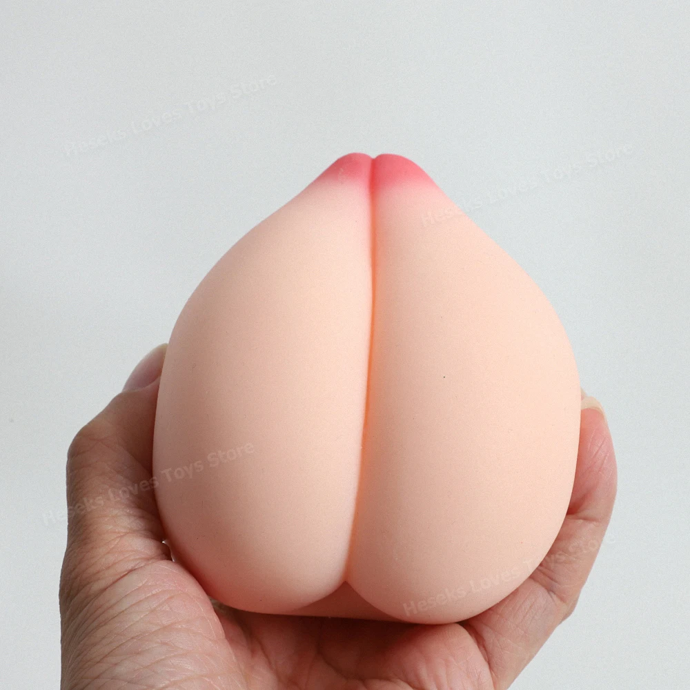 HESEKS Peach Butt Sex Toy for Men Realistic Vagina Portable Pocket Pussy Male Masturbation Cup Soft Masturbation Ass Toys