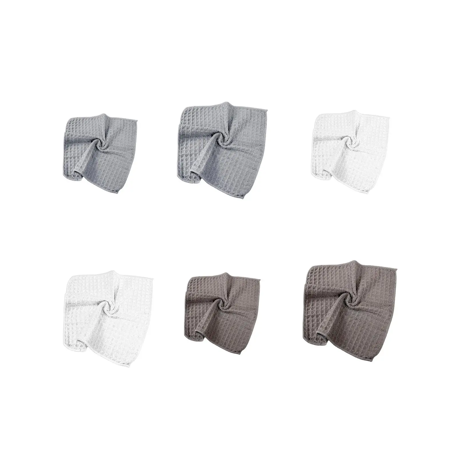 Microfiber Cleaning Cloth Square Soft Washing Dishes Car Wash Cloth Dish Cloth for Window Kitchen House Cleaning Bathroom Glass