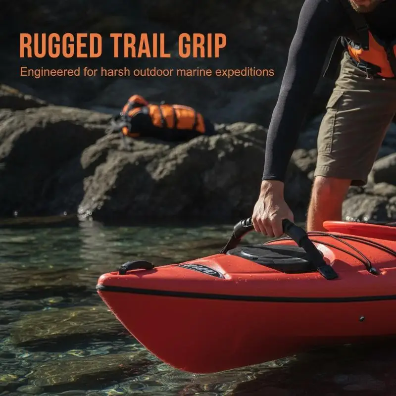 Multi Purpose Kayak Carry Handle Non Slip Replacement Grab for Canoe Luggage Tool Box Outdoor Boating Kayaking Use