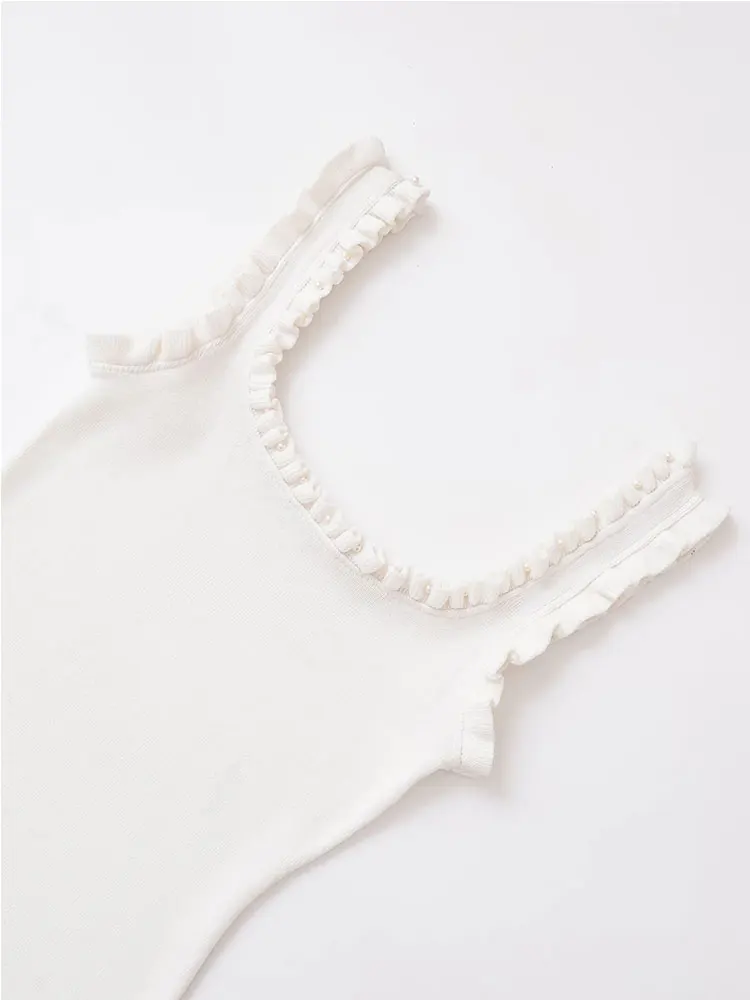 2025 Casual Women Solid Knitting Dress O-Neck Sleeveless Backless Short Vestidos Fashion Summer Chic Dress