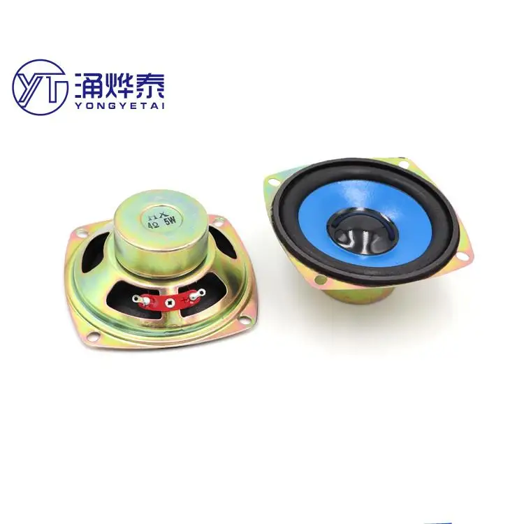 

YYT 2PCS 3 inch square diamond full-range full-range loudspeaker 4 ohm 5W 77MM loudspeaker high-power tweeter loudspeaker