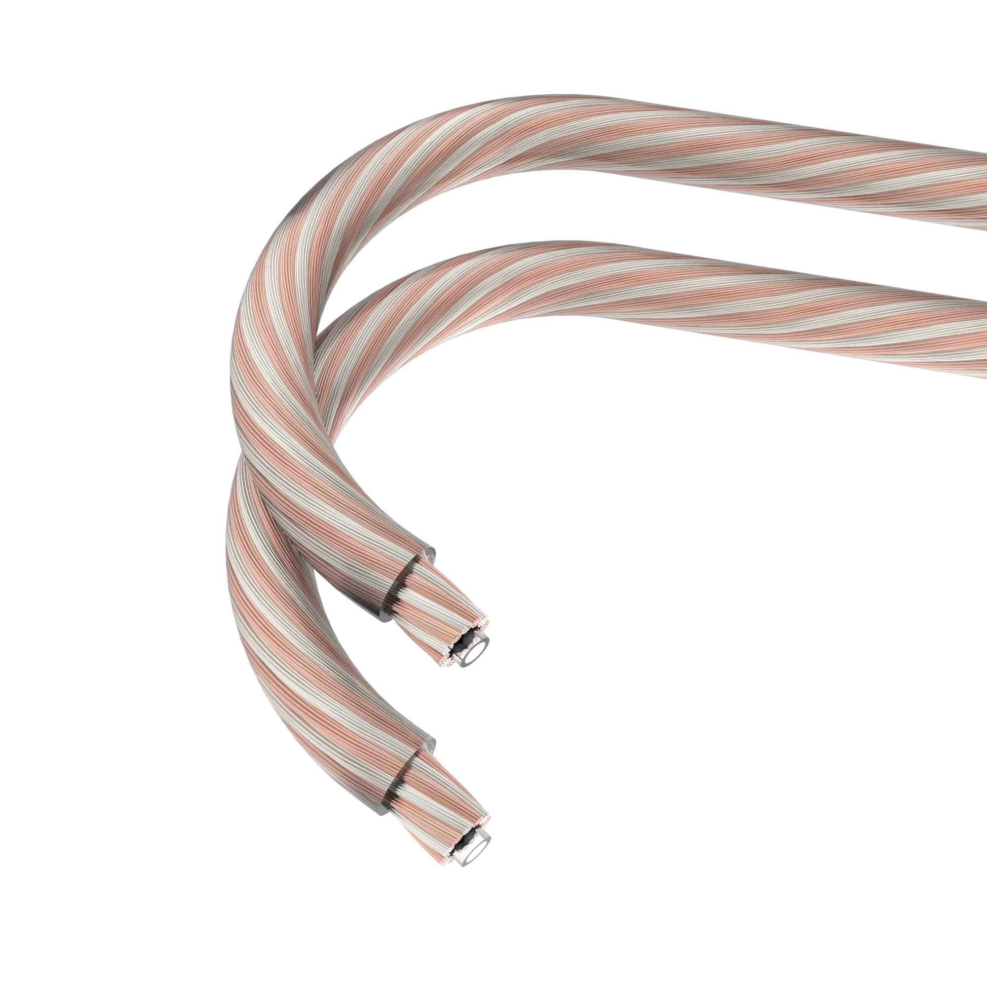 HIFI DIY-Fil de tissage mixte plaqué argent, haut-parleur haute fidélité, câble en vrac, amplificateur de son, 7N OCC