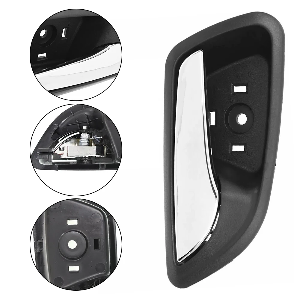 Front Or Rear Door Handle Right Inner Door Handle ABS Material Anti-corrosion Wear-resistant High Universality Colour Black