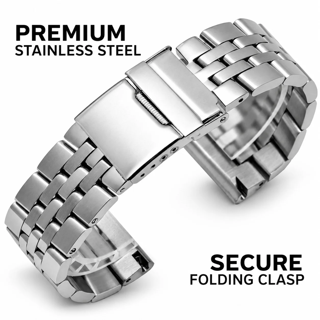 18mm 20mm 22mm 24mm For Timing Super Ocean Avenger NAVITIMER Watchband Silver Gold Stainless Steel Wristband Accessories