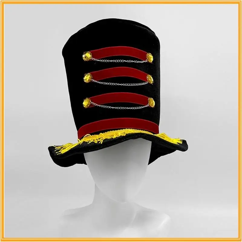 Lavishness Velutinous Festival Hat Rose Intonation Constructed In Sweatband For Roleplay Incidents Y166
