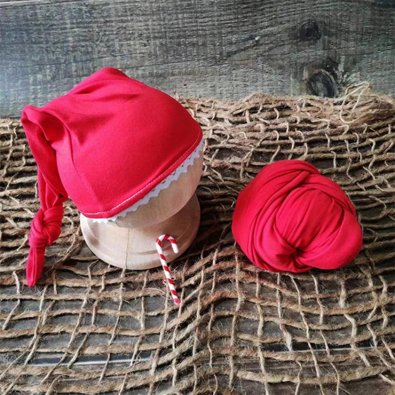 Infant and toddler photography themed props newborn photography red cloth wrapped studio supplies ملابس اطفال رضع بناتي