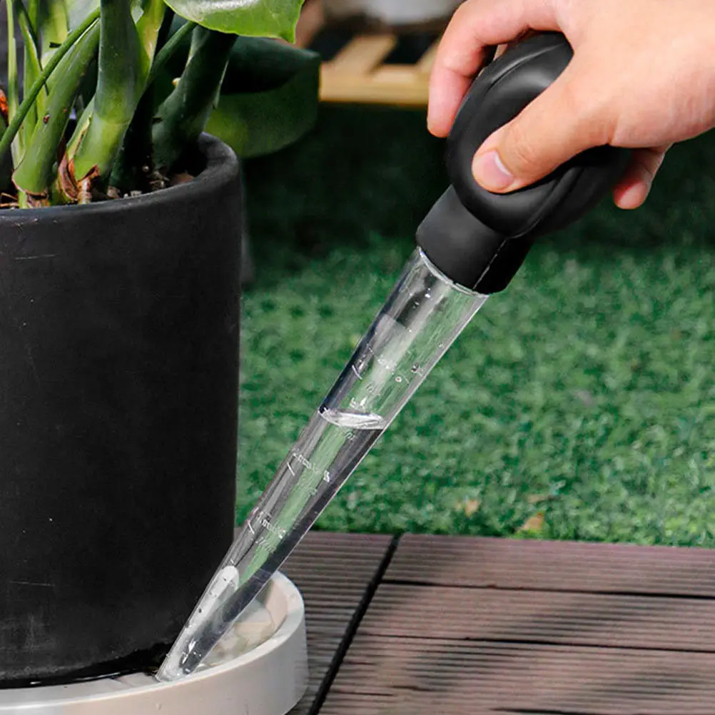 2Pcs Plant Tray Water Remover Tool Large Tube Dropper for Flower Pot Saucer Overflow Extraction Water Catcher for Indoor Outdoor view 6