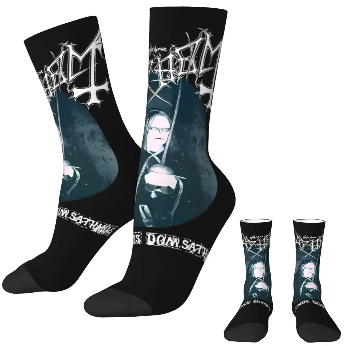 Mayhem Black Metal Music Hipster Goth Stockings Socks Spring Anti Bacterial Socks Couple Outdoor Sports Medium Soft Socks