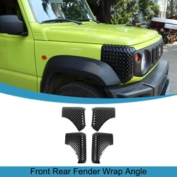 Car Front Rear Fender Wrap Angle Decoration Cover Trim for Suzuki Jimny JB64 JB74 2019 2020 2021 2022 2023 Exterior Accessories
