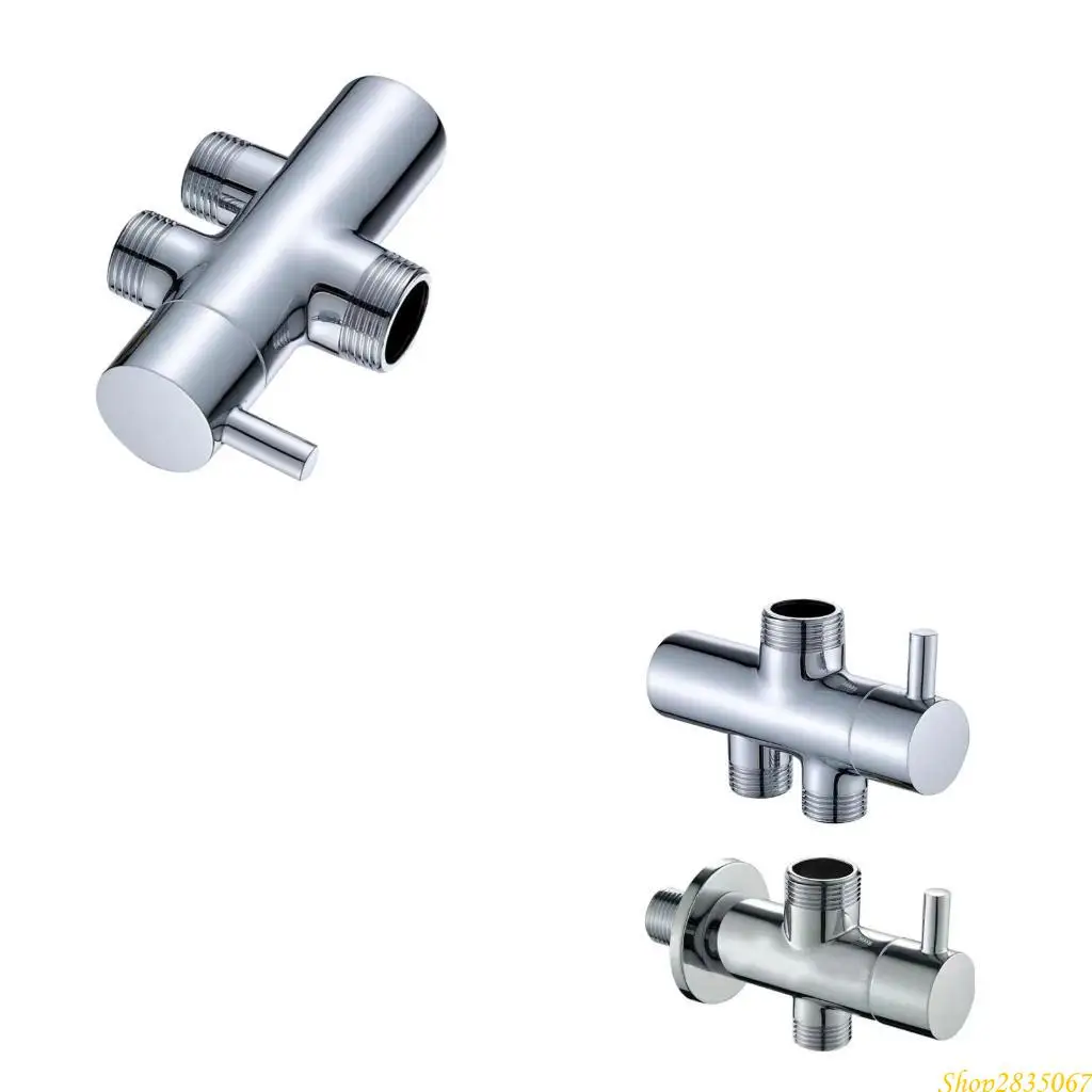

Upgraded 2 Modes Water Divider Adjustable Water Shower Head Stainless 831F