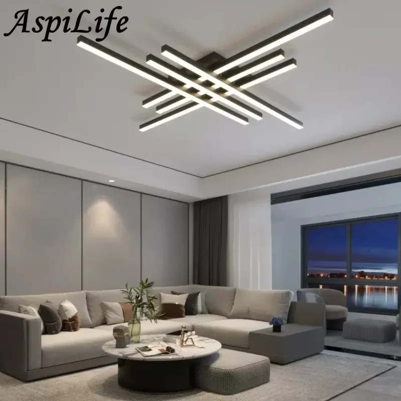 Lámpara de techo Led para decoración del hogar, candelabro moderno e inteligente para sala de estar, dormitorio, comedor, cocina, baño, pasillo y balcón