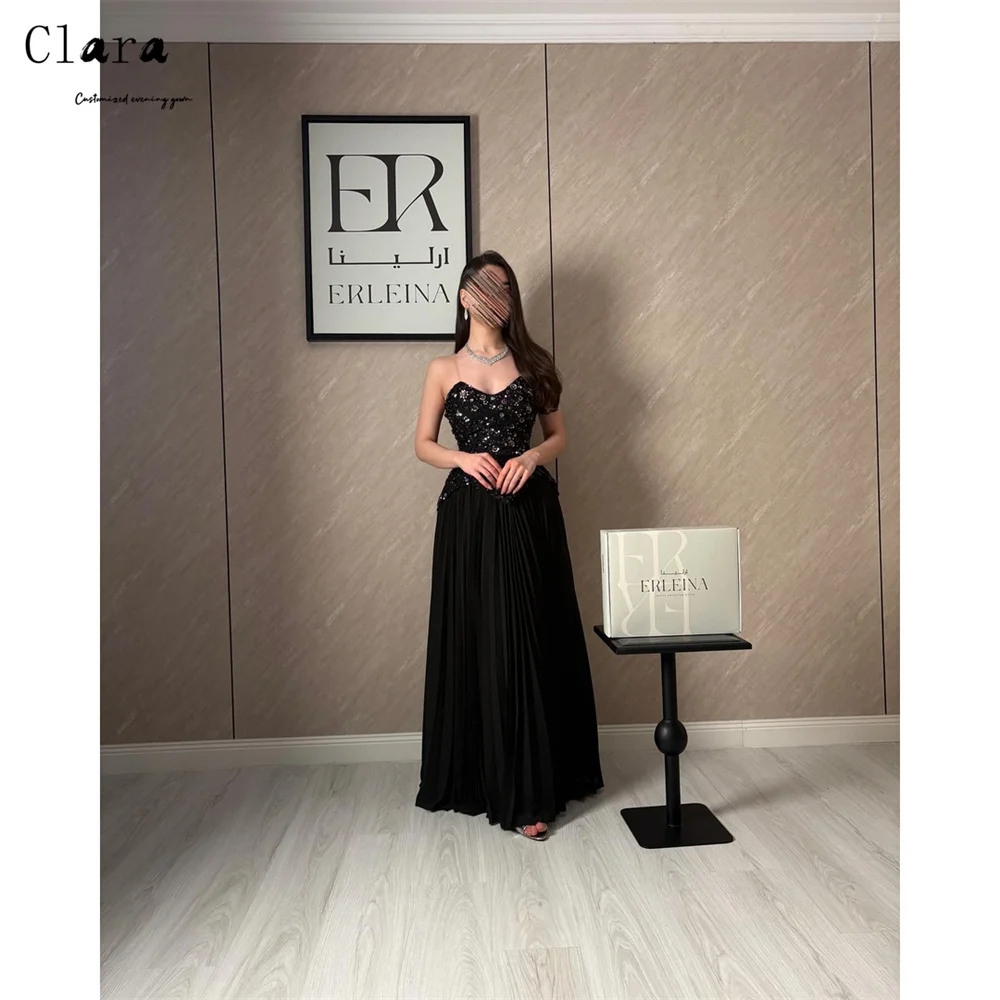 

Clara Custom A Line Sweetheart Shiny Curb Evening Dresses for Luxury Party Dress Prom Dresses 2026 Luxury Prom Women's Ball Gown