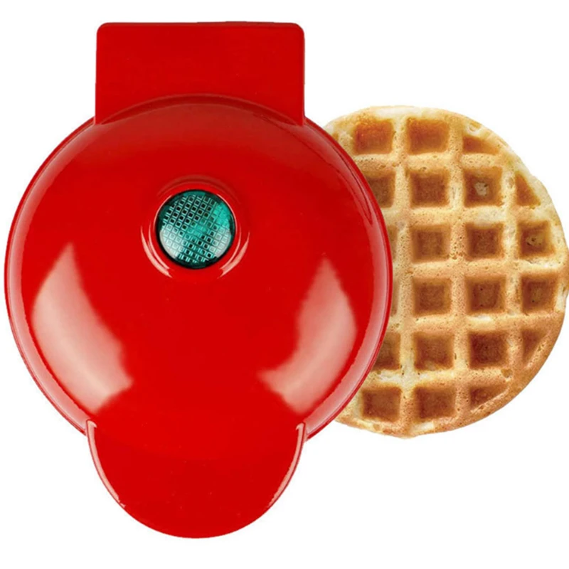 الولايات المتحدة التوصيل المحمولة صانع الوافل الكهربائية الصغيرة غير عصا عموم سهلة التنظيف للأطفال الإفطار محمصة آلة كعكة البيض ساندويتش