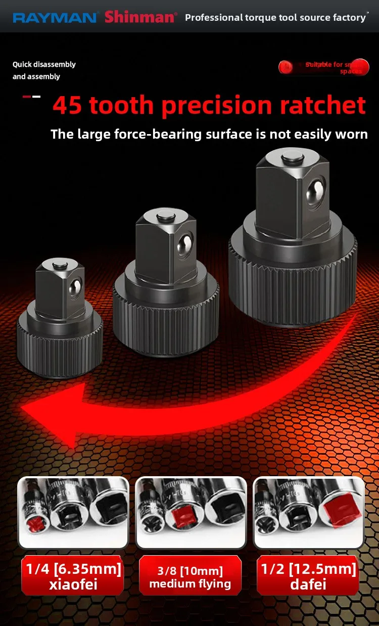 

Adjustable Torque Wrench Preset Torque 28-210NM Ratchet Wrench High Precision Kilogram Wrench