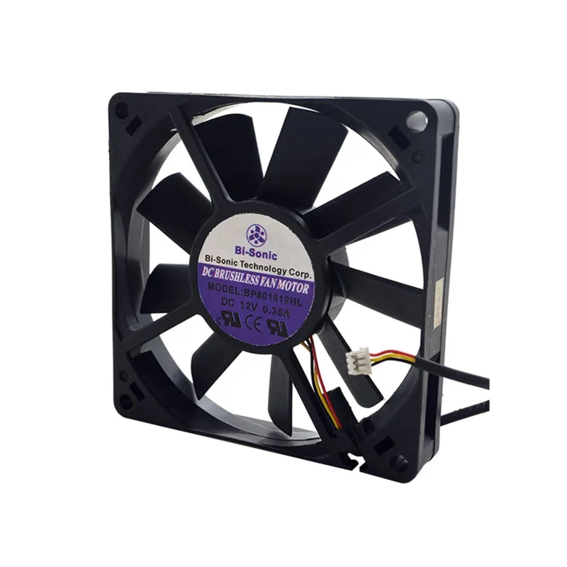 

НОВЫЙ ОРИГИНАЛЬНЫЙ ВЕНТИЛЯТОР BP801512ML 12 В 0,35 А 8015 80*80*15 мм 8 см