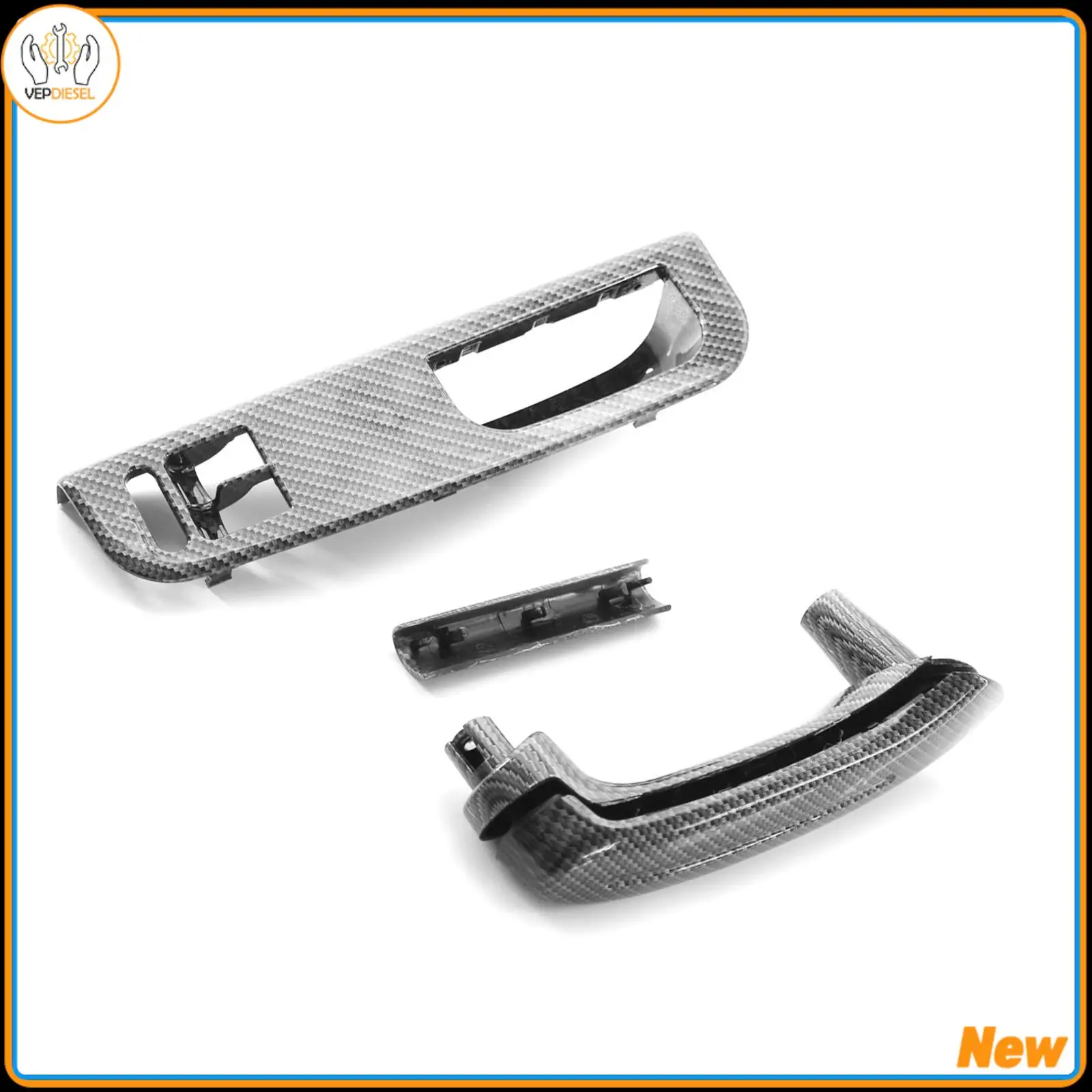 

Interior Door Grab Handle with Window Switch Panel Bezel with Trim 3B1867171D 1J0867172A 1J4 867180A For VW MK4 Golf 2Dr NEW