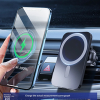 30W Magnetic Car Phone Holder Wireless Charger for iPhone15 14 13 12 Pro Xiaomi Samsung Magnet Air Vent Clip Mount Phone Stand