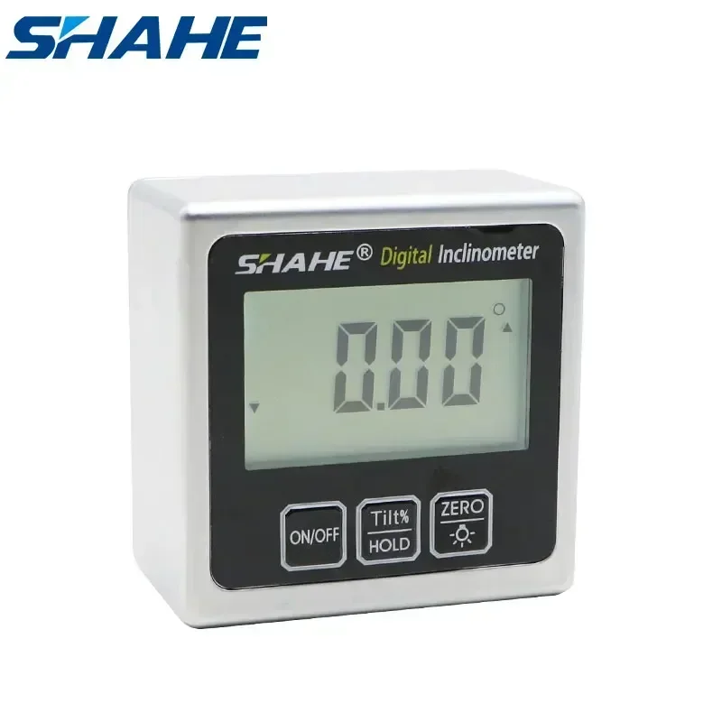 Digital Bevel Box Angle Gauge Meter Mini Digital Protractor 360 Degrees Magnets Base Digital Inclinometer Electronic Protractor