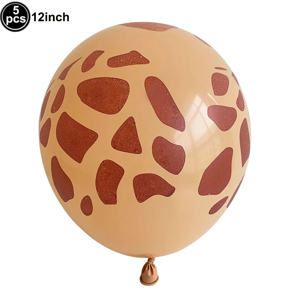 Dschungel Giraffe Themen Party Einweg geschirr Papp teller Tassen Tischdecke Giraffe Form Ballon Baby party Geburtstag Dekore