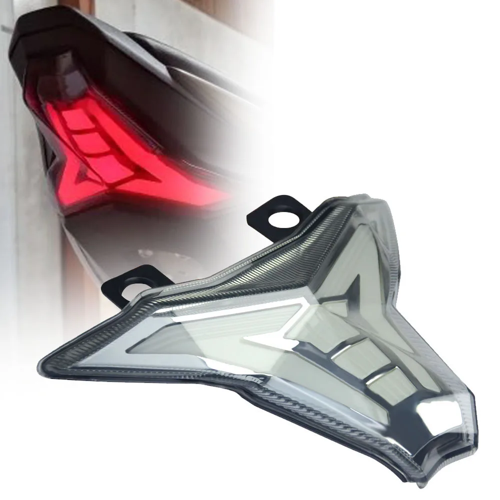 2024 ZX6R LED Tail Brake Light For Kawasaki Ninja ZX10R ZX4R ZX25R Motorcycle Integrated Turn Signal Light Taillight Stop Lamp