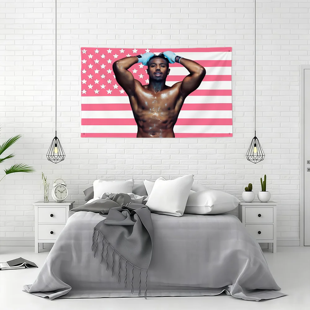 Actor M-Michael B. J-Jordan flag Party Club Outdoor Interior Wall Decoration Banner Fans Gift Print Decor flag
