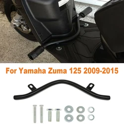 New For Yamaha Zuma 125 2009 - 2015 Motorcycle Scooter Highway Bars Footrest Petal Comfortably Iron Black Accessories