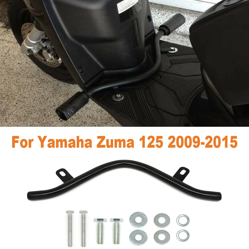 Nowość dla Yamaha Zuma 125 2009-2015 motocykl skuter drążki autostradowe podnóżek płatek wygodne żelazne czarne akcesoria