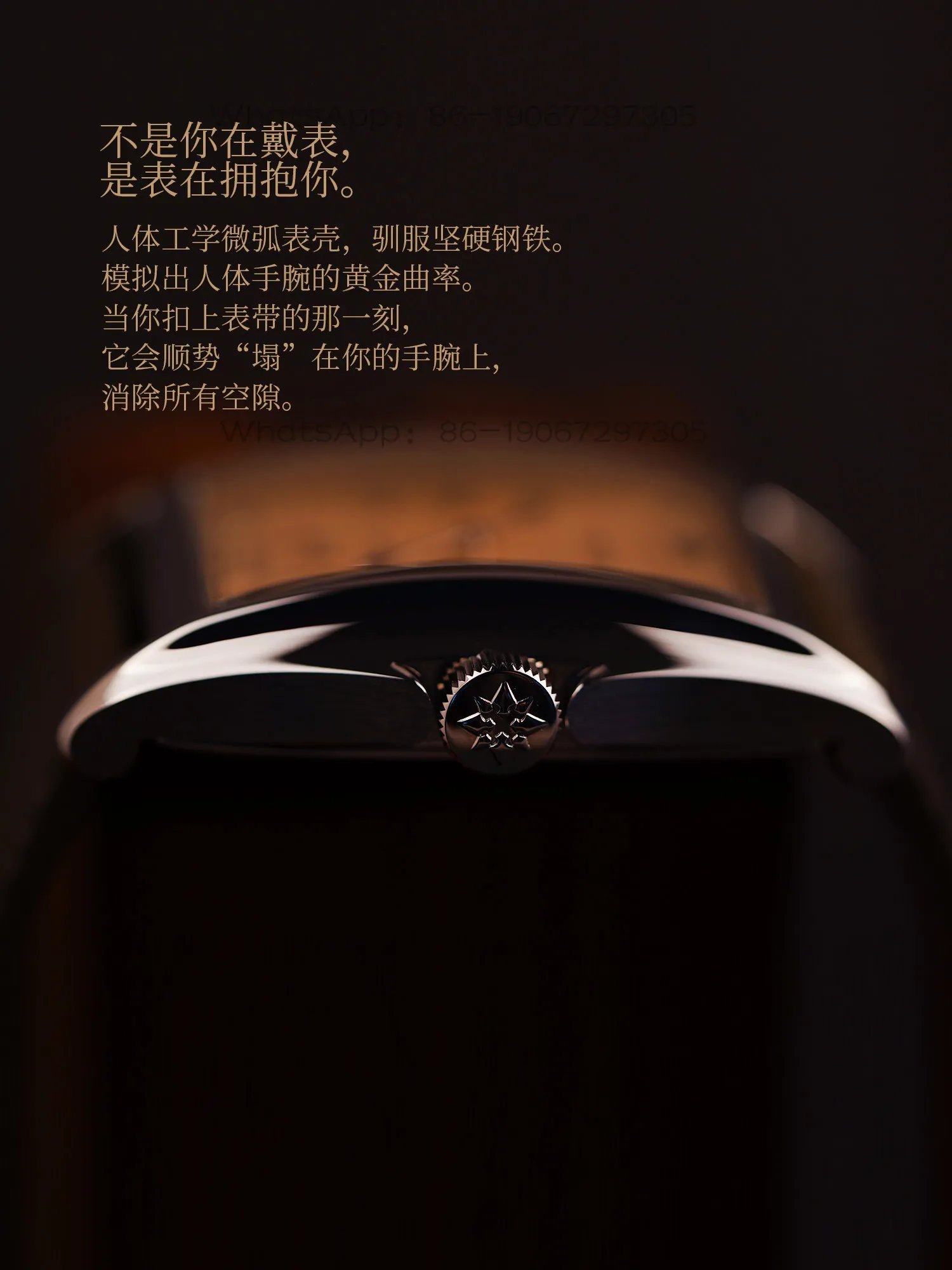 Magic City Watch Store Devil Fish Retro Old Money Style Men's Custom Square Movement Manual Mechanical Watch