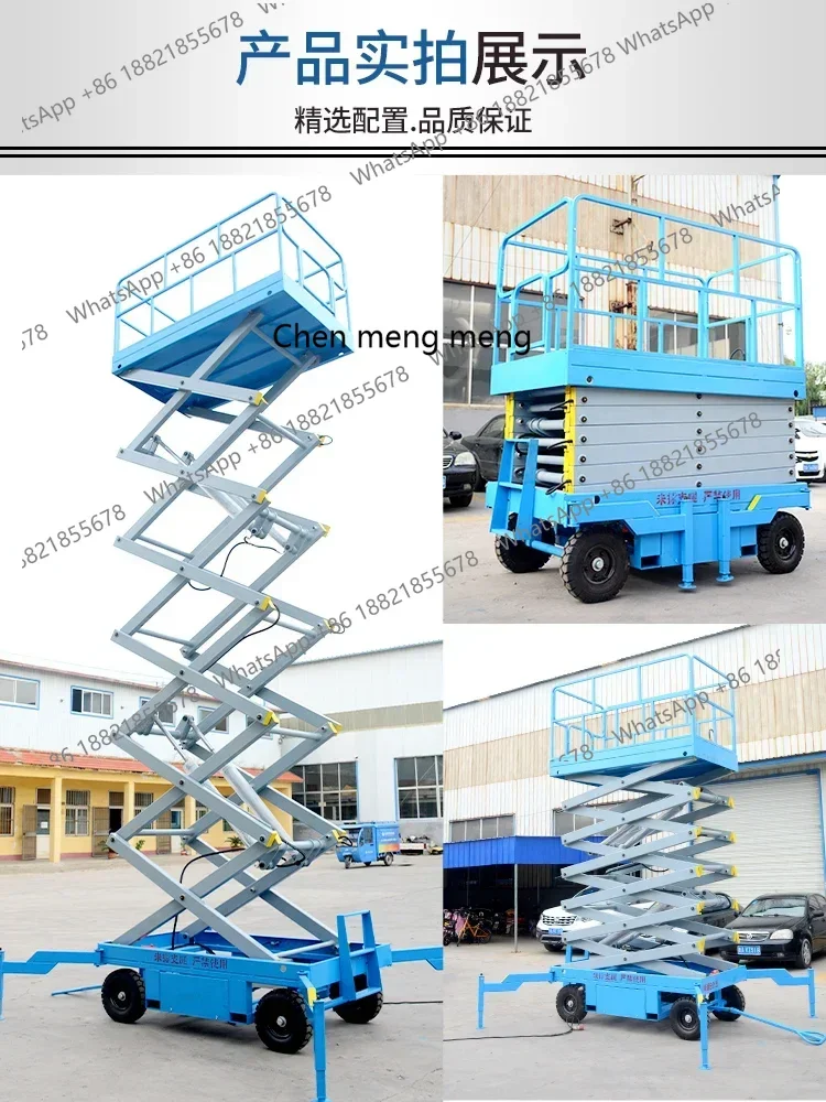 X SS 8617 Mobile Hebebühne Scherenhebebühne, elektrohydraulische Hebebühne