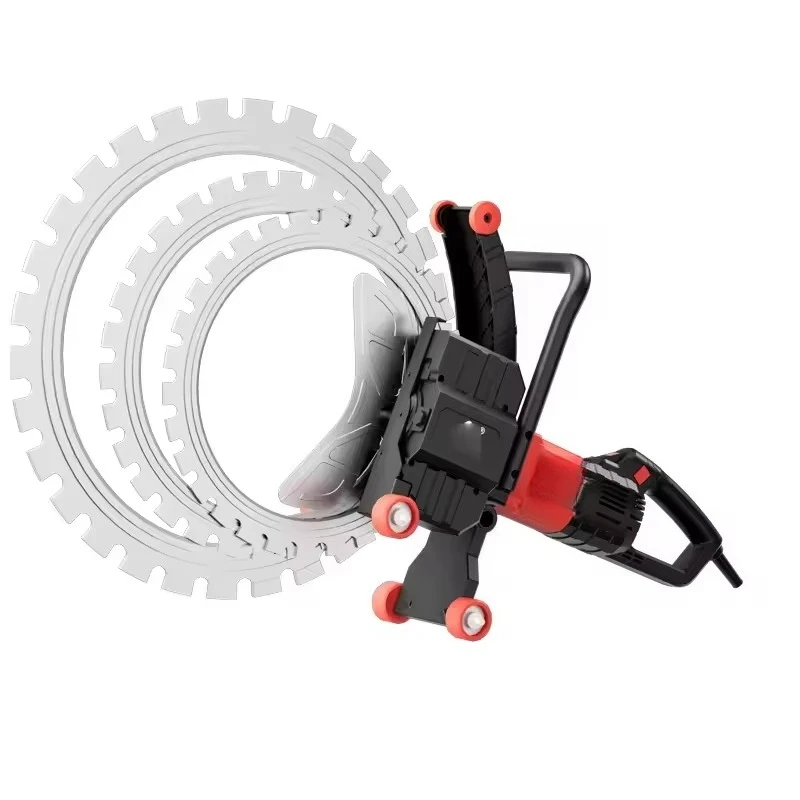 High-Frequency Dust-Free Circular Saw New Handheld Motor Engine Door Window Opening Wall Cutting Machine Gear Concrete Cutter
