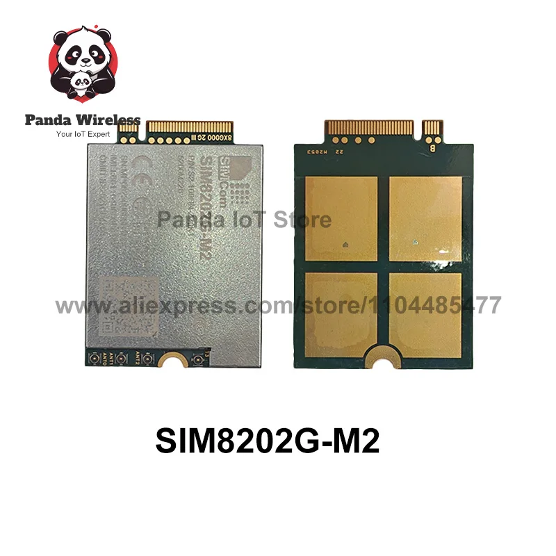 New in Stock！SIMCom SIM8202G-M2 5G NR Sub-6G M.2 Cellular Module NSA SA LTE-FDD LTE-TDD HSPA+ GNSS USB 3.1 PCIe