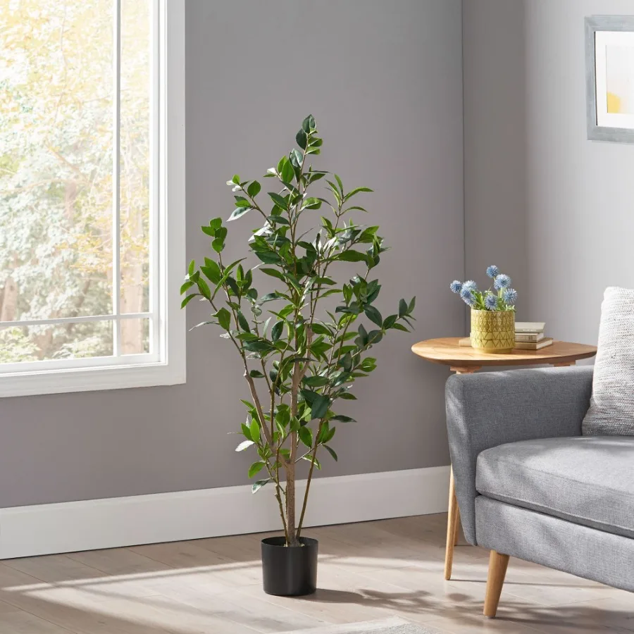 Árbol de Laurel Artificial de 47 Pulgadas