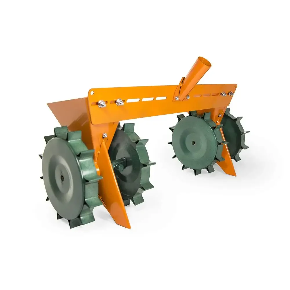 수동 2 줄 야채 파종기, 쉬운 조립, 줄 거리 조절, 빠른 심기, 범용 금속 도구, 옥수수 콩, 양파 무