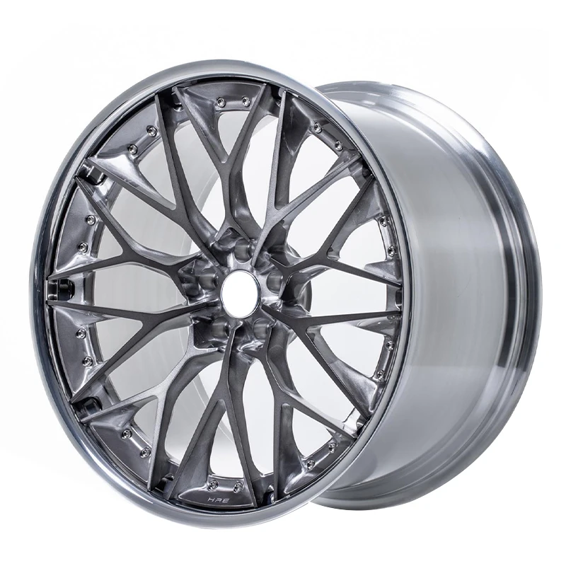 

New 18 26 Inch Concave Style Custom Finish 2 Piece Forged Alloy Wheels for Mercedes Audi for Cars with 100mm PCD 40mm ET