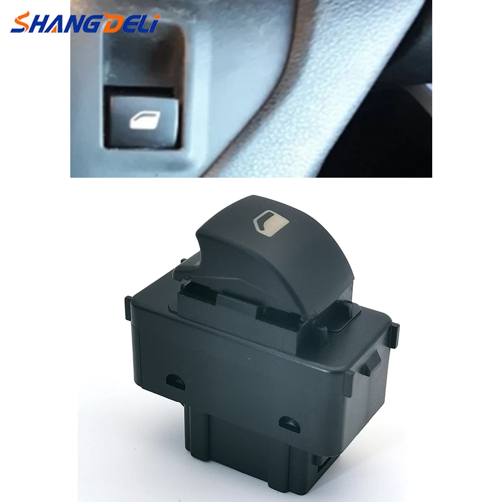 6490.E2 Car Single Switch Fit for Peugeot 207 Electric Window Switch Glass Lift Single Switch Car Accessories