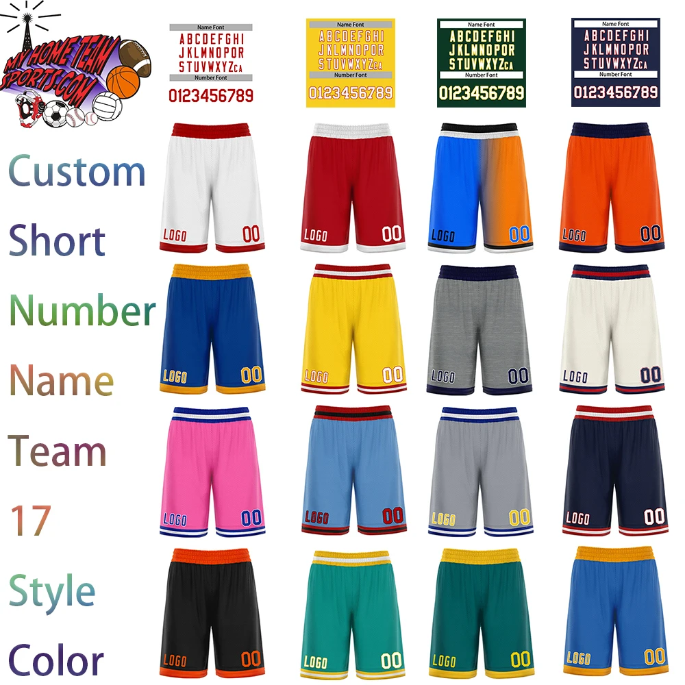 Basketball Clothing Men Basketball Shorts Breathable Mesh Sportswear Tranning Brand Athletic Plus Size S-4XL Orange Blue Black