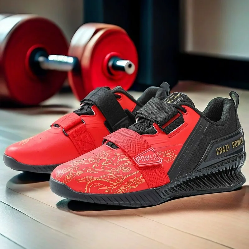 

Professional Weight Lifting Shoes for Men Large Size Gym Shoe Man Black Red Squat Hard Pull Shoes Mens Designer Sport Shoe