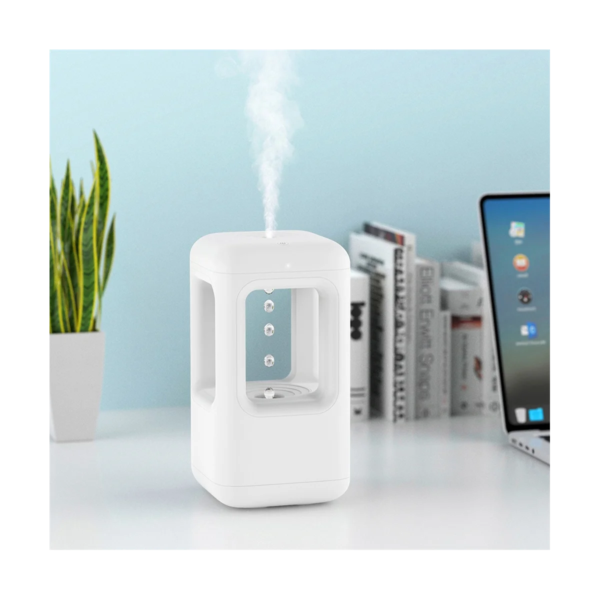 

Humidifiers for Bedroom,Cool Mist Humidifier,Cute Air Drop Humidifier,Portable Anti Gravity Humidifiers for Home