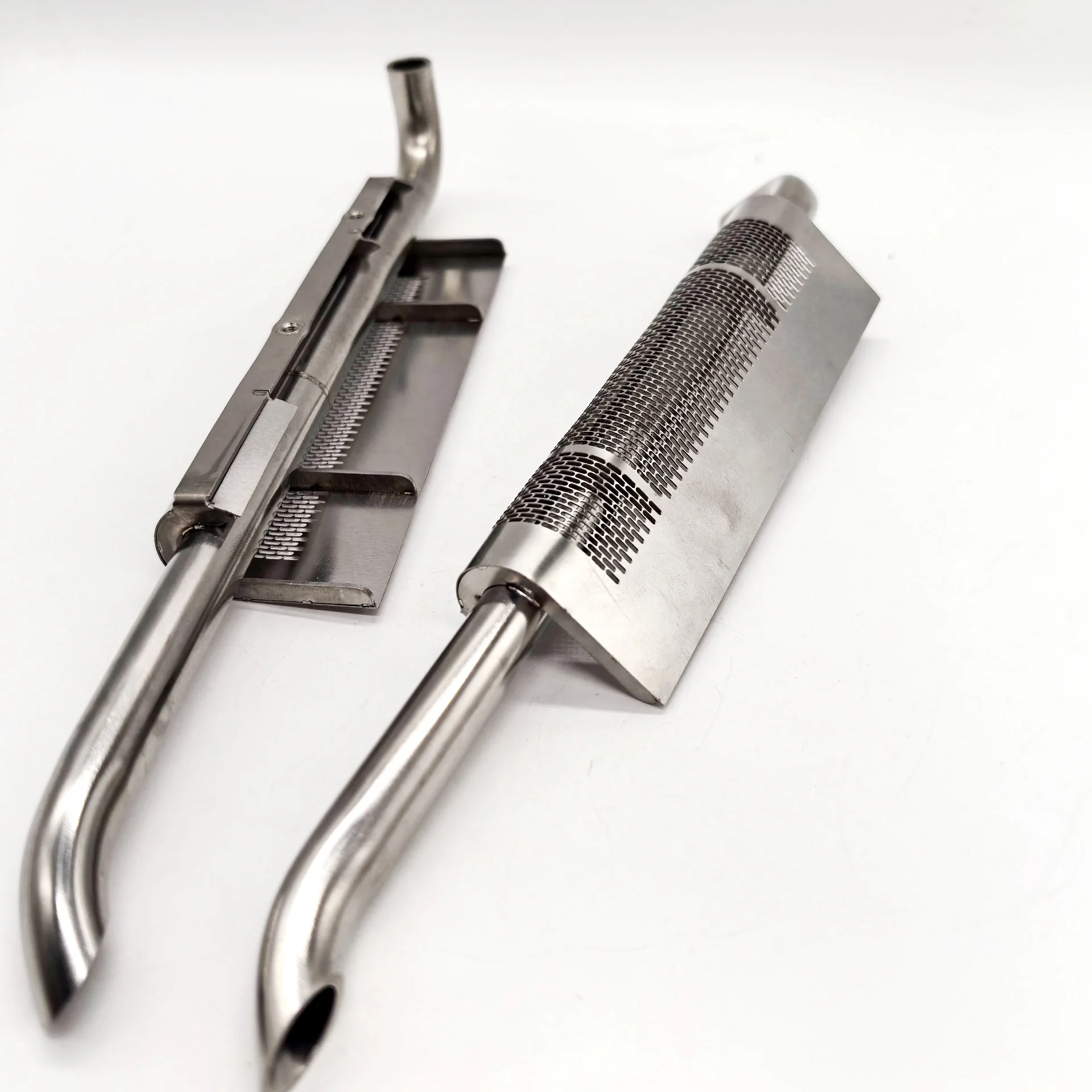 

RC 1/14 Металлическая выхлопная труба дымохода для тягача Tamiya DIY Запчасти