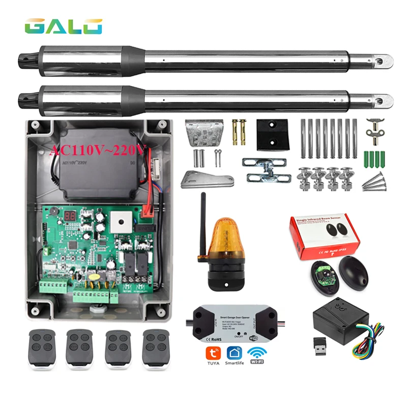 

Newest WiFi Control AC220V Electric Linear Actuator 300kgs Engine Motor System Automatic Swing Gate Opener