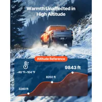 SucceBuy 8KW Diesel Air Heater DC12-24V Diesel Parking Heater with Remote Control, Pre-Heating Function, for RV, Truck, Camper 5