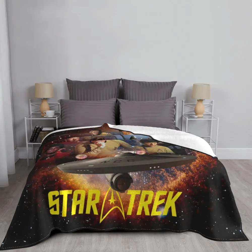 NEW Star Trek Blankets and Throws Super Soft Thermal Indoor Outdoor Blanket for Living Room Bedroom Travel