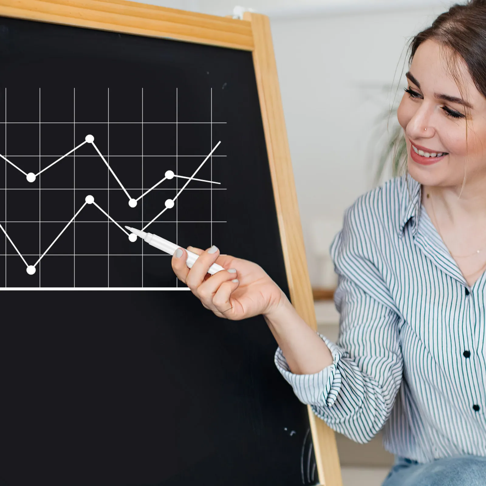 

Набор из 4 белых жидких меловых маркеров с тонким наконечником, стираемые, для стекла, окон, досок, творчества и рукоделия